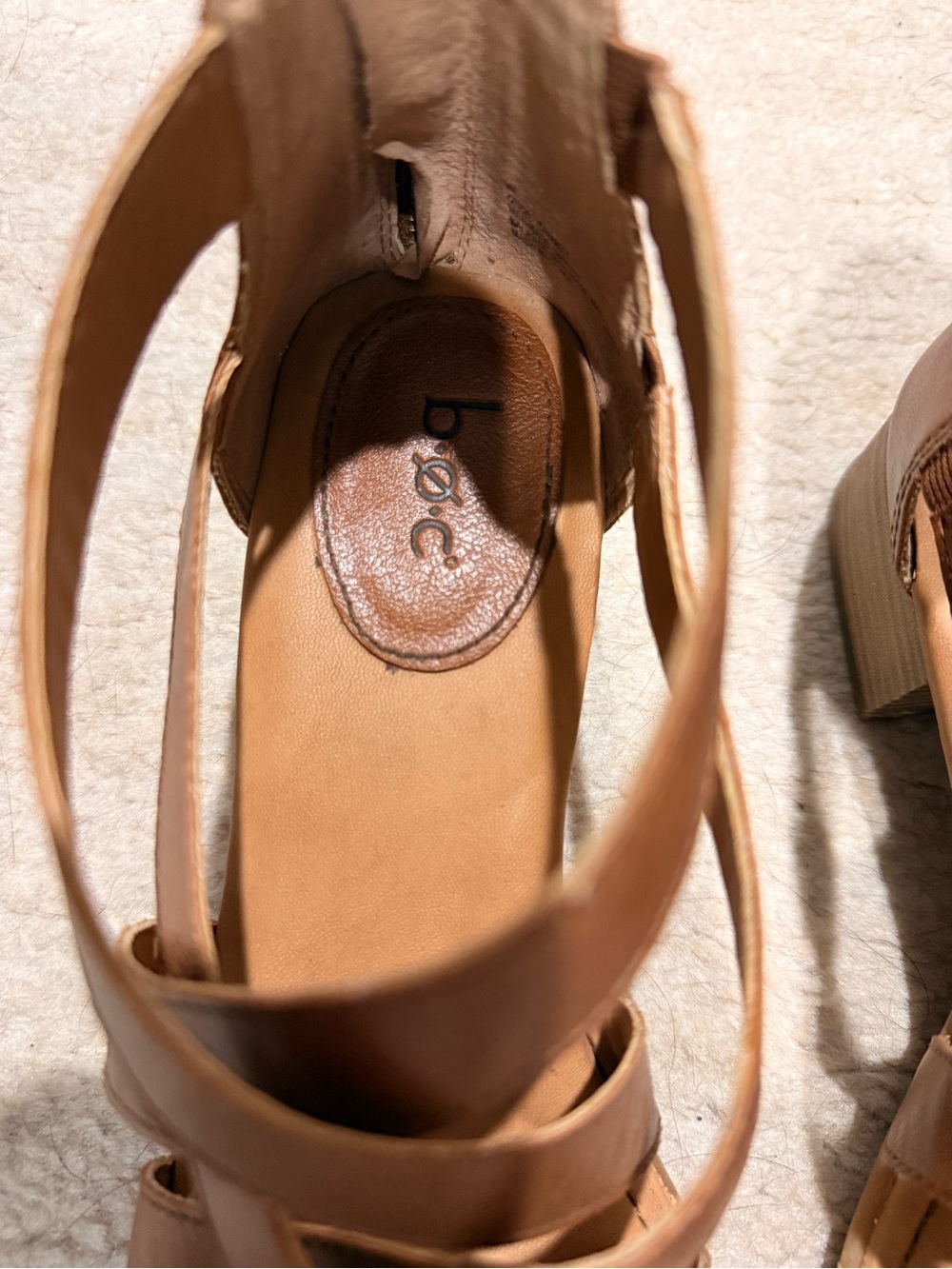Women’s Brown Strappy Gladiator Sandals - Picture 2 of 5